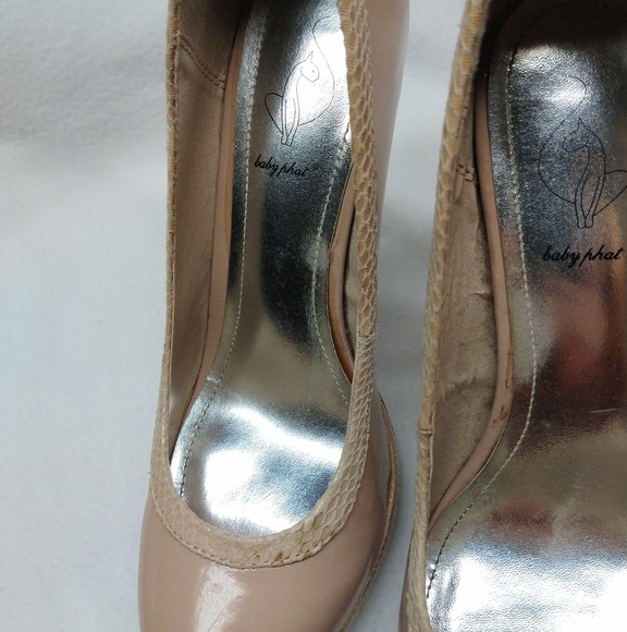 Baby Phat Cream Heels - Picture 2 of 5